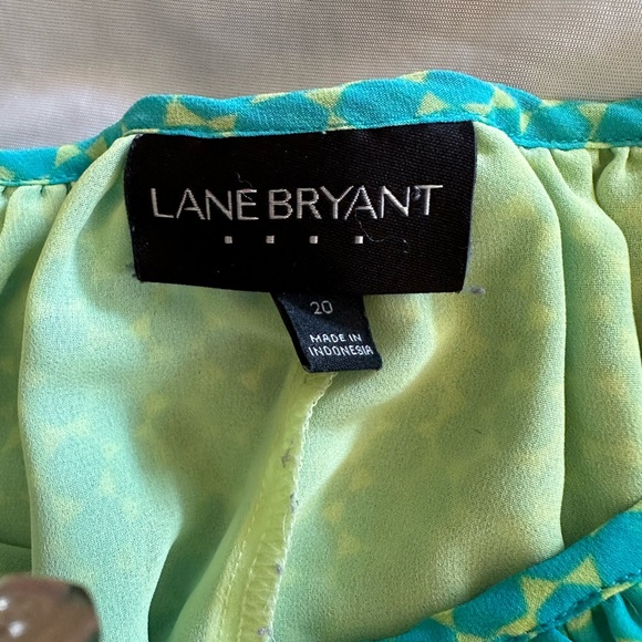 Lane Bryant - Size 20  Strappy Chemise - Yellow & Lime Green - Picture 6 of 16